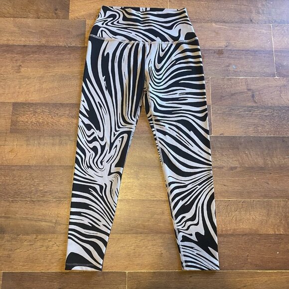 Beyond Yoga Swirl Print High Waist Leggings M Animal Print - Picture 1 of 3
